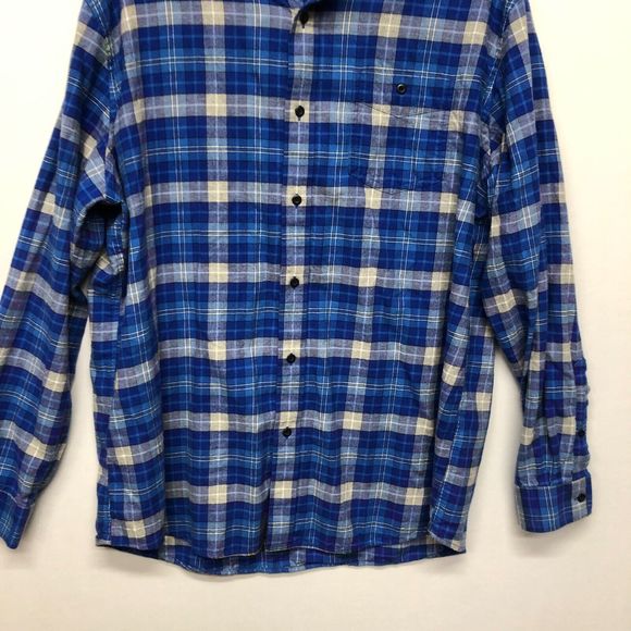 LL Bean Men Long Sleeve Slightly Fitted Flannel Shirt Size Extra Large B216 18 - Picture 10 of 12
